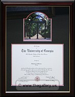 University of Georgia diploma with UGA Arch photo.
Downtown_Atlanta_Frame_Shop.jpg