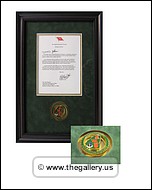 Framed document with coin for Dobbins Air Force Base.
custom-picture-frames-cumming-ga.jpg