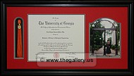 University of Georgia diploma with tassel and photo.
parisian.jpg